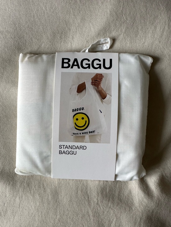 BAGGU Handbags - New BAGGU Standard Reusable Thank You Happy